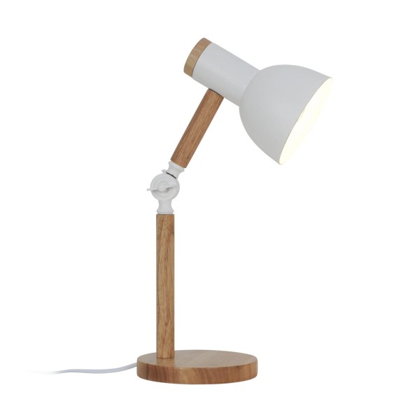 Lampa stołowa w stylu boho regulowane ramie BALBO E14 T22004B-WH Zuma Line