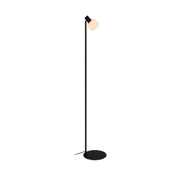 Lampa podłogowa 140cm czarna szklany klosz E14 STEM R5021009A-1F Zuma Line