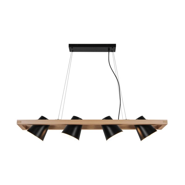 Lampa wisząca w stylu eko do jadalni ELTI 4xE27 P22077-4 Zuma Line