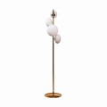 Lampa podłogowa OMI kolor Złoty ozdobne szklane klosze 4xG9 140cm 1177 Zuma Line