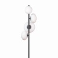 Lampa podłogowa OMI czarna szklane molekularne klosze4*G9 1176 Zuma Line