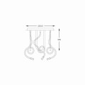 Lampa sufitowa gabinetowa BALBO czarny mat, zintegrowany LED 45W barwa regulowana 2023573-BK Zuma Line
