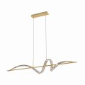 Lampa wisząca złota z kryształkami ATHESA, LED 26W 2700-6000K - MD3170-1-3GT Zuma Line