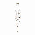 Lampa wisząca spiralna COCO kolor złoty, LED 70W 2700-6000K - MD3127-2M-3GT Zuma Line