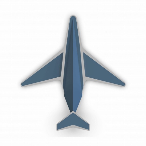 Kinkiet dziecięcy samolocik SKY kolor niebieski, LED 22W 2700K - MX3140-1-3XCT Zuma Line