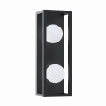 Kinkiet ścienny PIRO kolor czarny, szklane klosze, 2*G9 + LED 13W 3000-6000K- MB3115-2-3BT Zuma Line