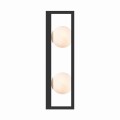 Kinkiet ścienny PIRO kolor czarny, szklane klosze, 2*G9 + LED 13W 3000-6000K- MB3115-2-3BT Zuma Line