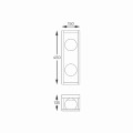 Kinkiet ścienny PIRO kolor czarny, szklane klosze, 2*G9 + LED 13W 3000-6000K- MB3115-2-3BT Zuma Line