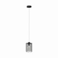 Lampa wisząca zwis NIRA, dymiony szklany klosz, źródło 1*E14 - MD3523-1-EBCN Zuma Line