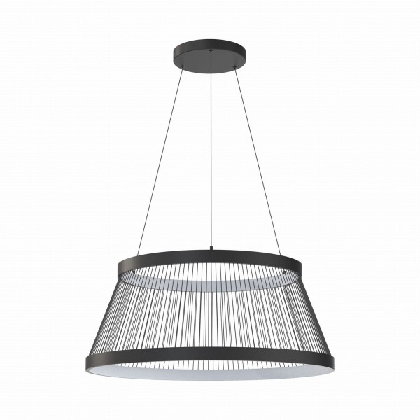 Lampa wisząca z drucianym kloszem BALU kolor czarny, LED 53W 2700-6000K - MD3328-2M-3BT Zuma Line