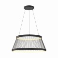 Lampa wisząca z drucianym kloszem BALU kolor czarny, LED 53W 2700-6000K - MD3328-2M-3BT Zuma Line