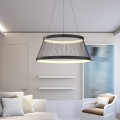 Lampa wisząca z drucianym kloszem BALU kolor czarny, LED 53W 2700-6000K - MD3328-2M-3BT Zuma Line