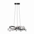 Lampa dekoracyjna wisząca kryształowa MAIA kolor Czarny, LED 25W 2700-6000K - MD3481-1S-3BCT Zuma Line