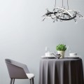 Lampa dekoracyjna wisząca kryształowa MAIA kolor Czarny, LED 25W 2700-6000K - MD3481-1S-3BCT Zuma Line
