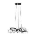 Lampa dekoracyjna wisząca kryształowa MAIA kolor Czarny, LED 25W 2700-6000K - MD3481-1S-3BCT Zuma Line