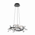 Lampa dekoracyjna wisząca kryształowa MAIA kolor Czarny, LED 25W 2700-6000K - MD3481-1S-3BCT Zuma Line