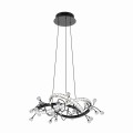 Lampa dekoracyjna wisząca kryształowa MAIA kolor Czarny, LED 25W 2700-6000K - MD3481-1S-3BCT Zuma Line