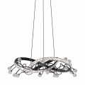 Lampa dekoracyjna wisząca kryształowa MAIA kolor Czarny, LED 25W 2700-6000K - MD3481-1S-3BCT Zuma Line