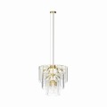 Lampa wisząca w stylu glamour NIRA złota, do salonu nad stół - MD3523-14L-EGN Zuma Line