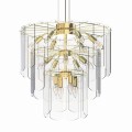 Lampa wisząca w stylu glamour NIRA złota, do salonu nad stół - MD3523-14L-EGN Zuma Line