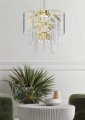 Lampa wisząca w stylu glamour NIRA złota, do salonu nad stół - MD3523-14L-EGN Zuma Line