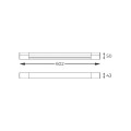 Kinkiet do łazienki nad lustro PARKS, zintegrowany LED 6,5W 3000K IP44 - W200526401 Zuma Line