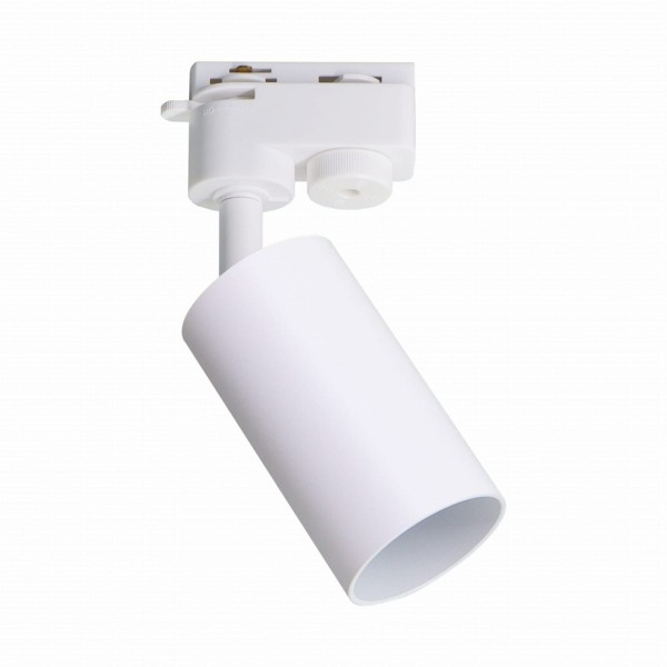 Spot do systemu szynowego 1 obwodowy TUBE kolor biały GU10 TLS001-WH Zuma Line
