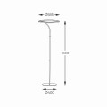 Nowoczesna lampa podłogowa CORIT czarna, 180 cm LED 24W 4000K - E82907-31 Zuma Line