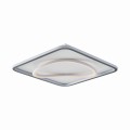 Symetryczny plafon sufitowy LENS złoto-czarny LED 32W 3000K do sypialni - MX3889-1B-3BGT Zuma Line