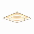 Symetryczny plafon sufitowy LENS złoto-czarny LED 32W 3000K do sypialni - MX3889-1B-3BGT Zuma Line
