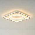 Symetryczny plafon sufitowy LENS złoto-czarny LED 32W 3000K do sypialni - MX3889-1B-3BGT Zuma Line