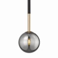 Lampa wisząca ARCTURUS pojedynczy zwis z szklanym kloszem  - P0574-01F-SDFZ Zuma Line